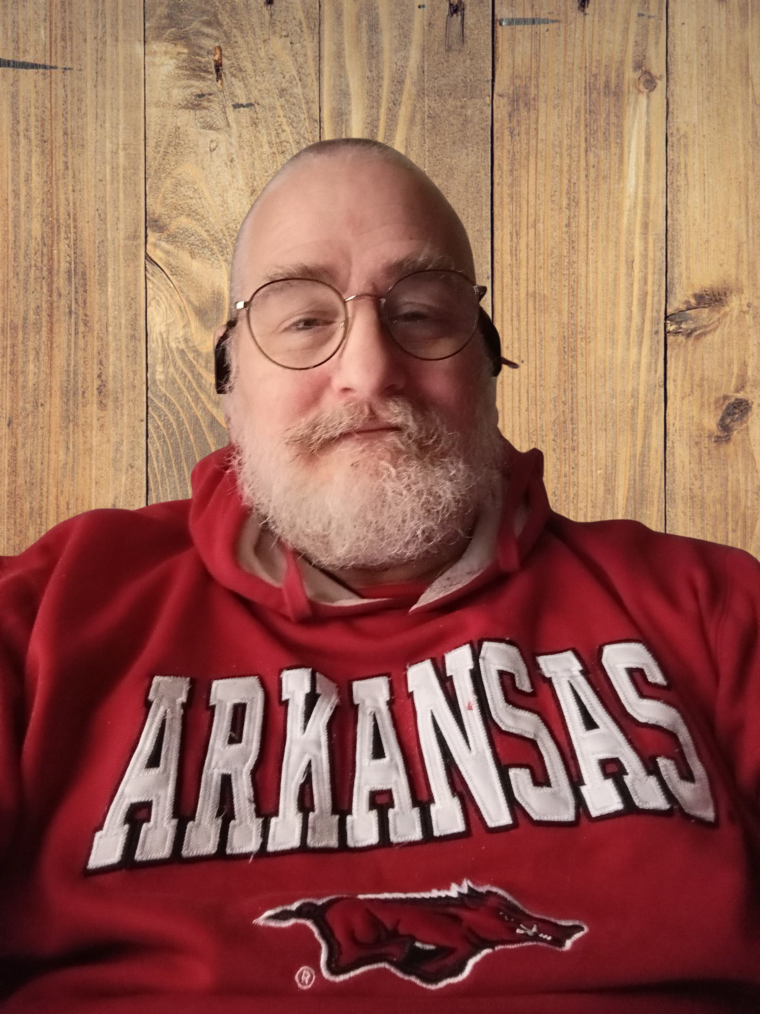 Joe in red sweatshirt